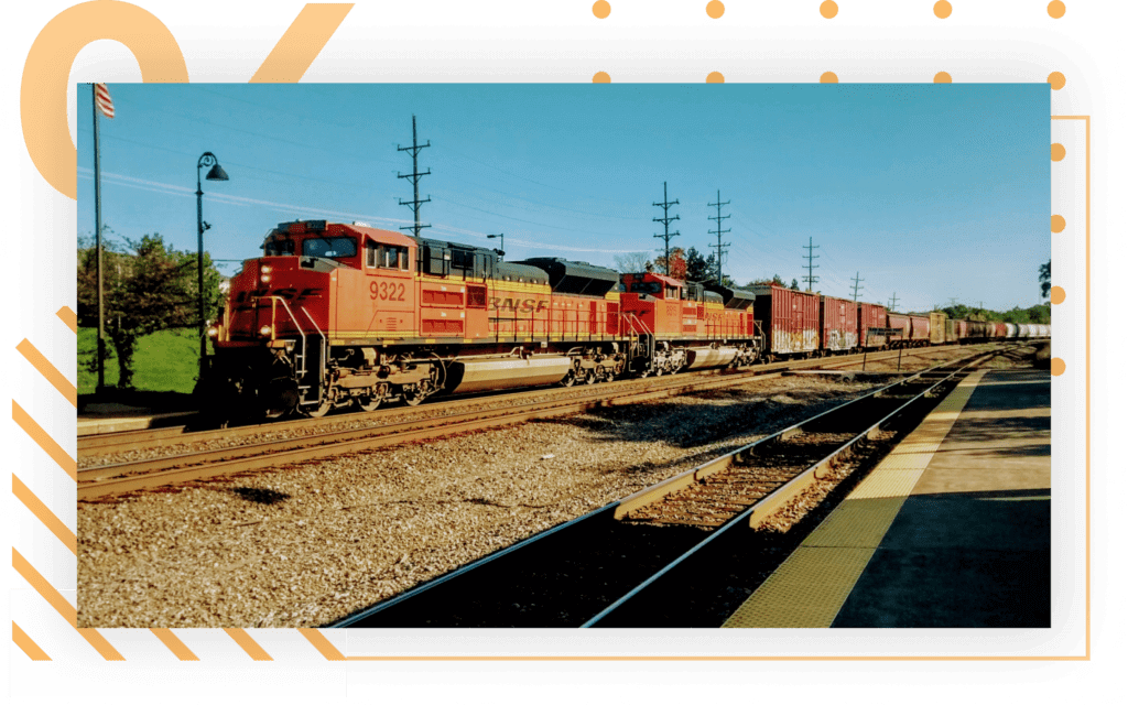 FREIGHT BY TRAIN