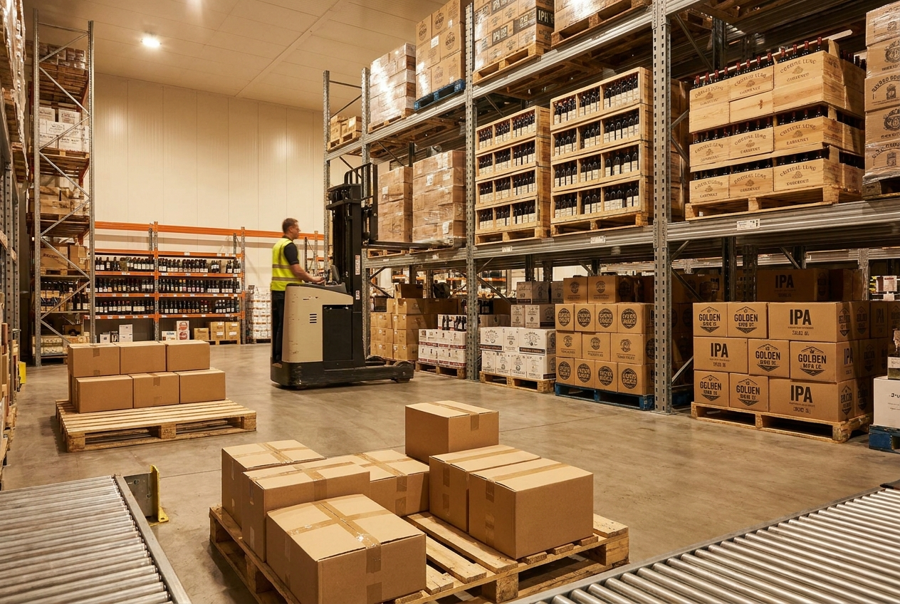 Opération de stockage de boissons autorisée